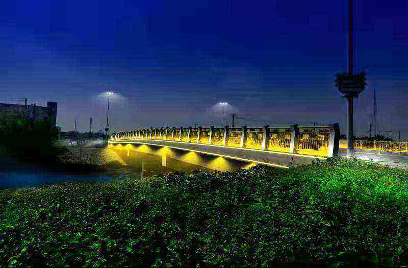 松滋大橋亮化